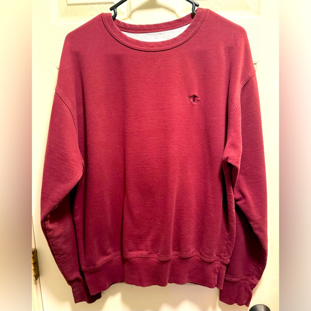 Champion Men's Burgundy Sweatshirt
